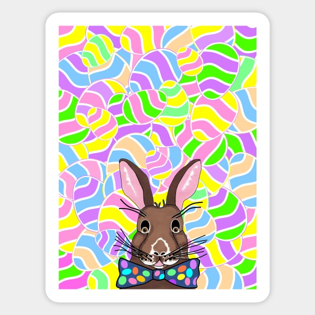 EASTER Bunny Easter Eggs Sticker by SartorisArt1